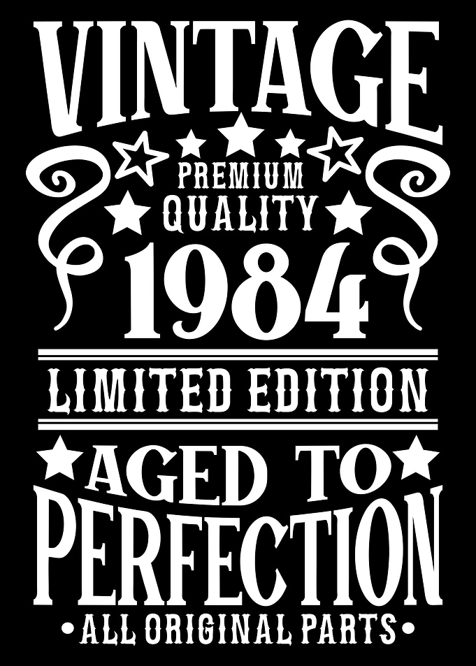 Vintage Birthday 1984