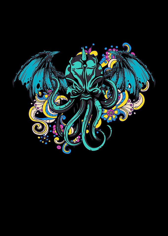 Cthulhu Floral Ornament