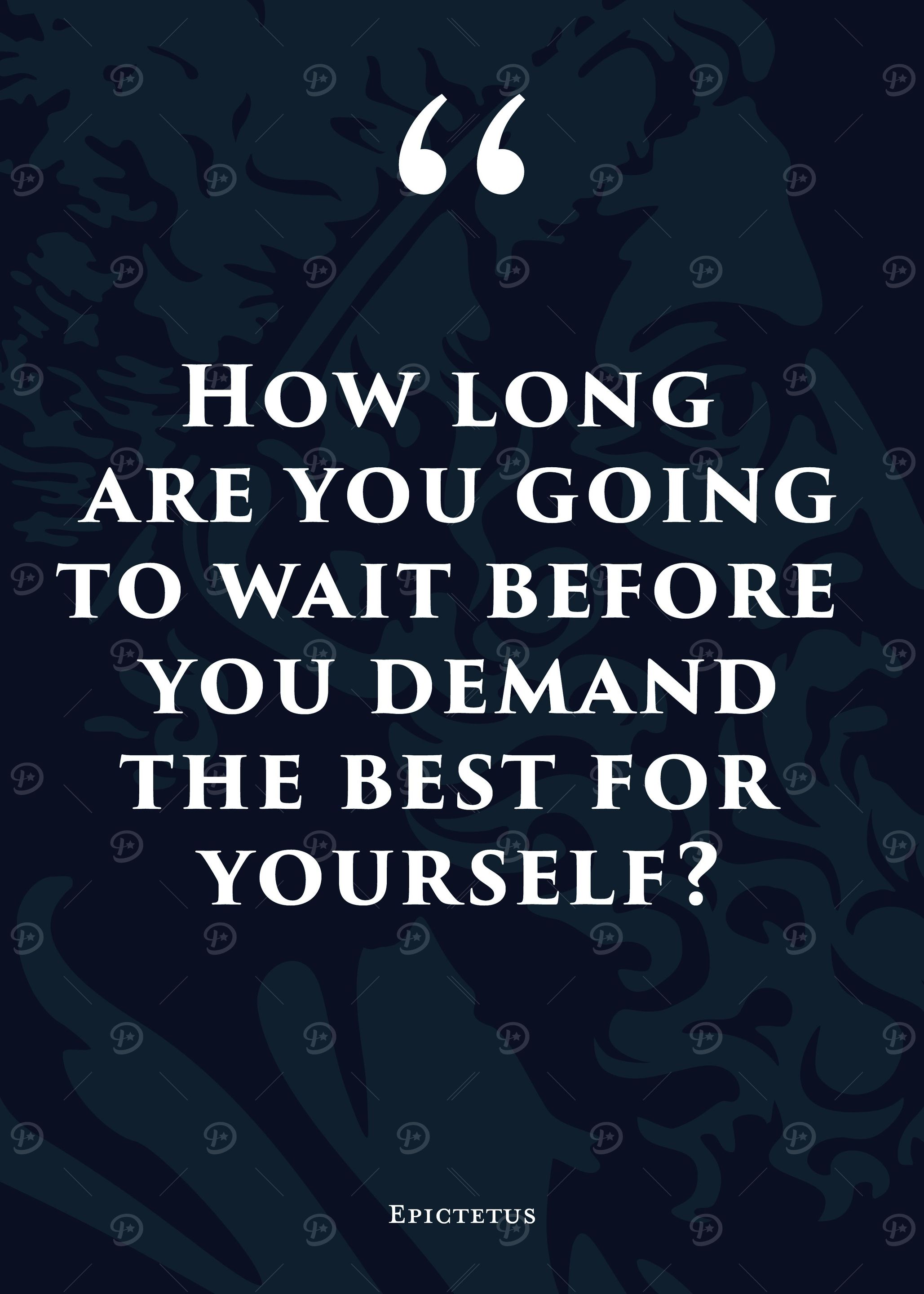 Stoic Quote 3 Blue