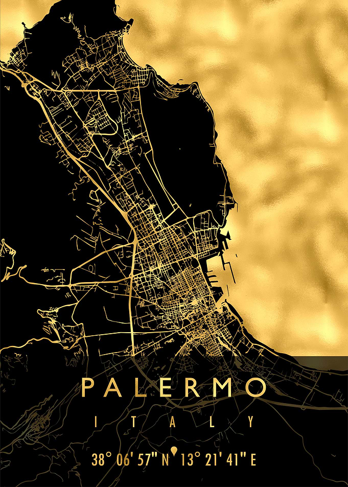 PALERMO MAP ITALY