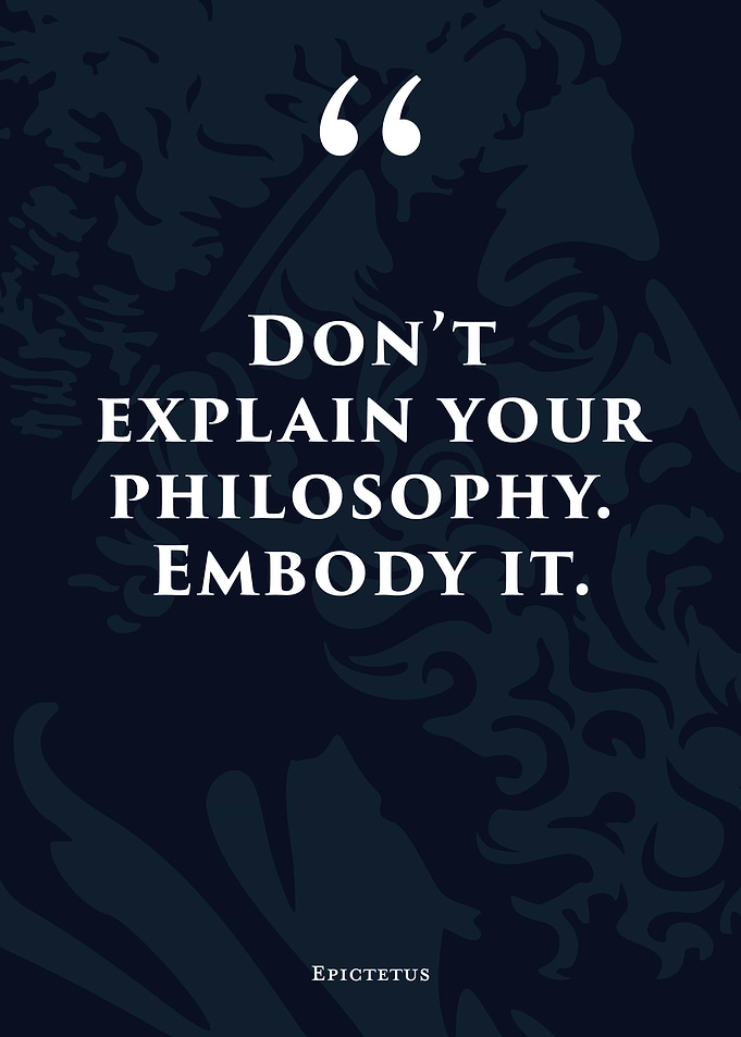 Stoic Quote 2 Blue