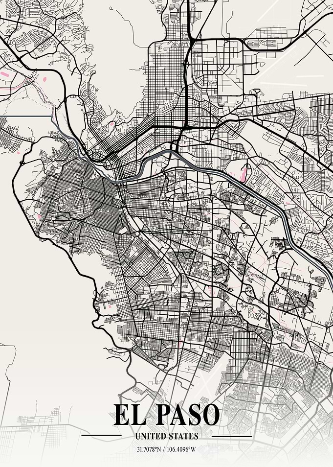 El Paso Neapolitan Map