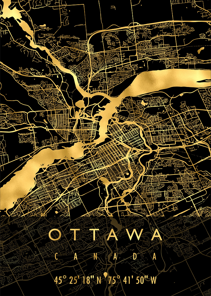 OTTAWA MAP CANADA