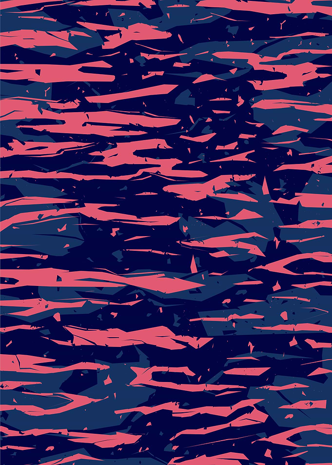 Rose Lines Abstract