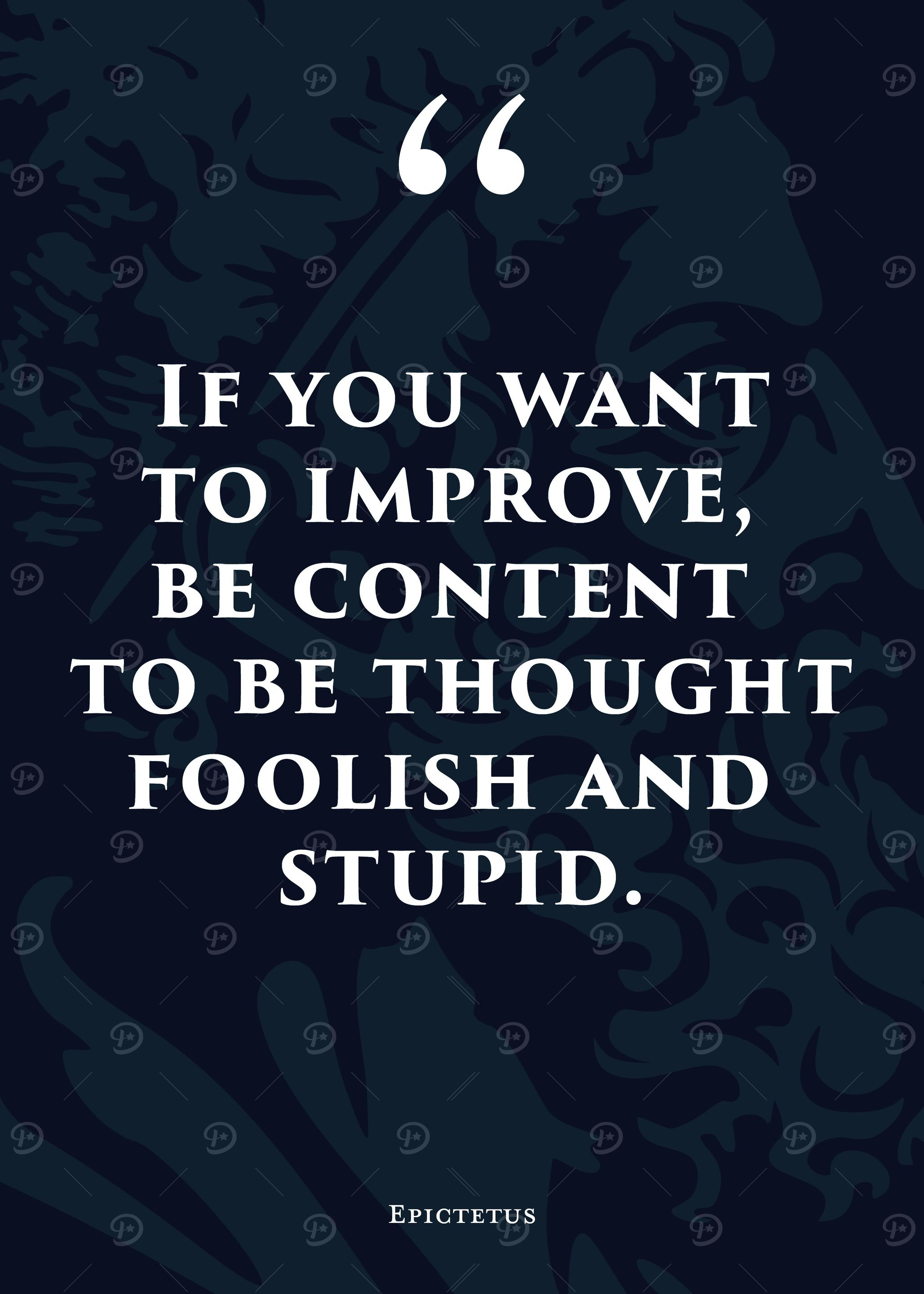 Stoic Quote 13 Blue