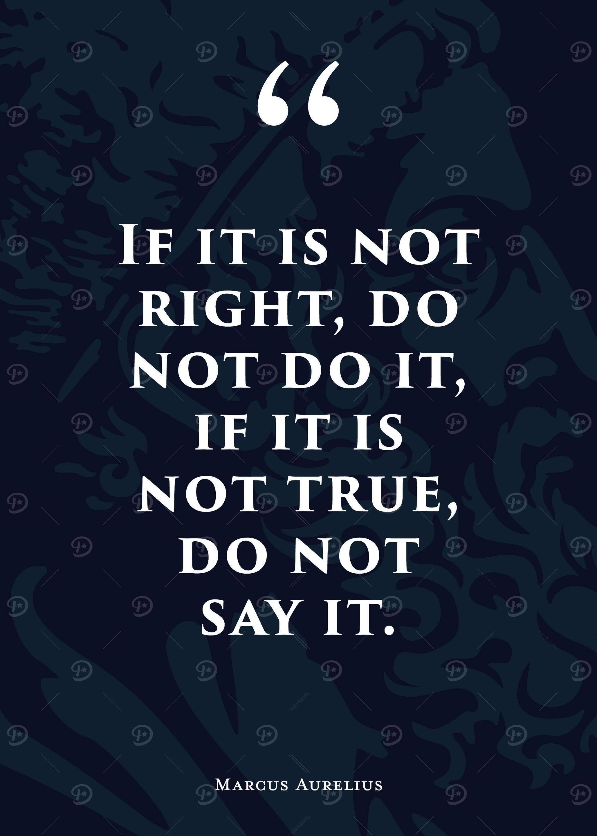 Stoic Quote 9 Blue