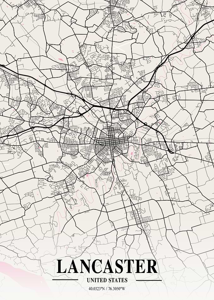 Lancaster Neapolitan Map