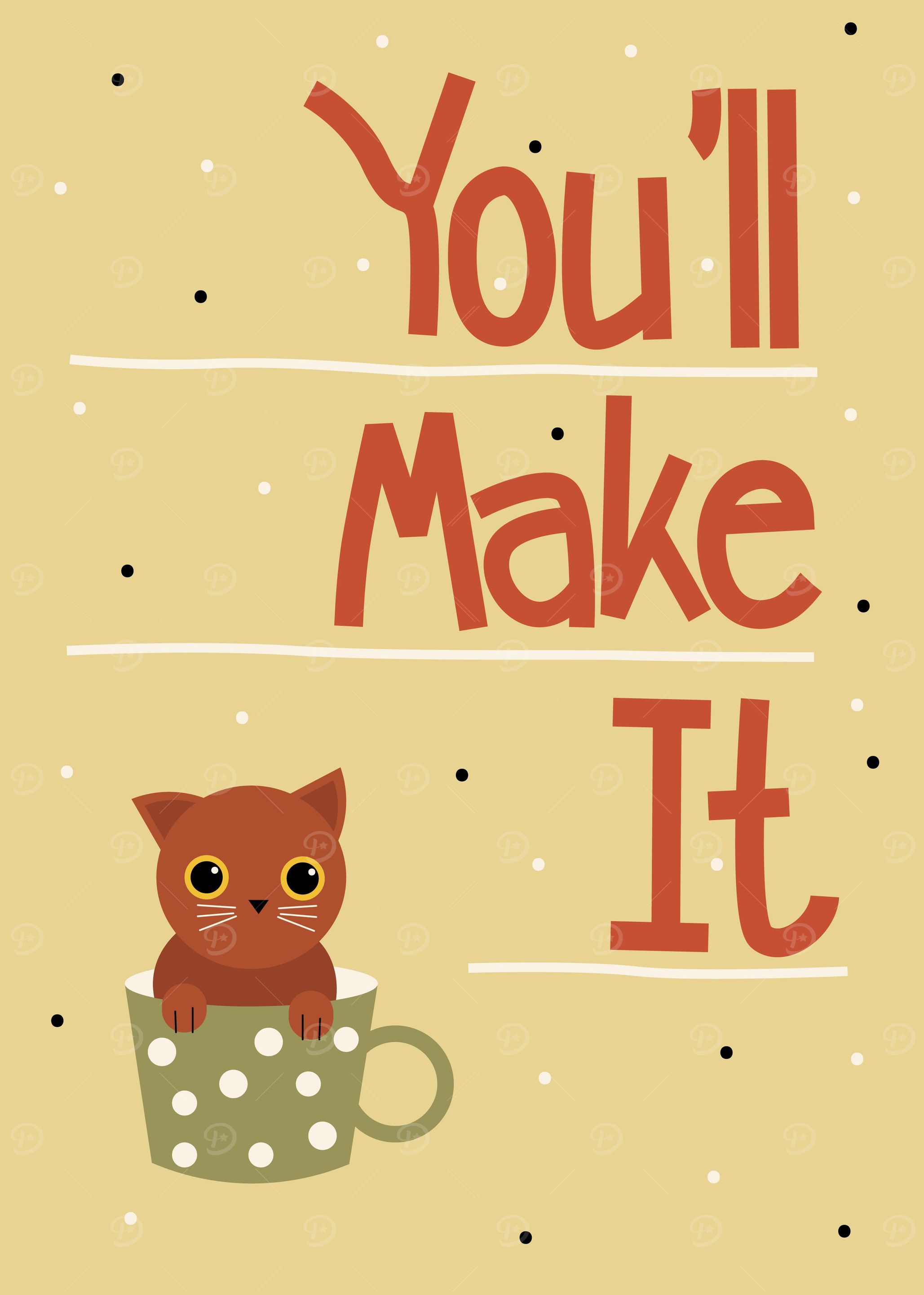 A Cat Make It Typography