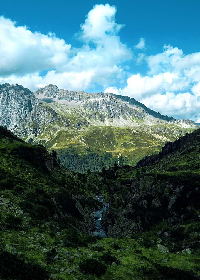 Mountains Alps in Austria