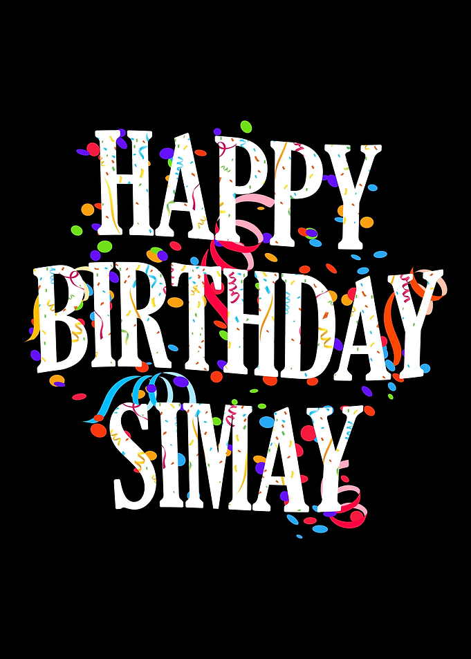 Happy Birthday Simay