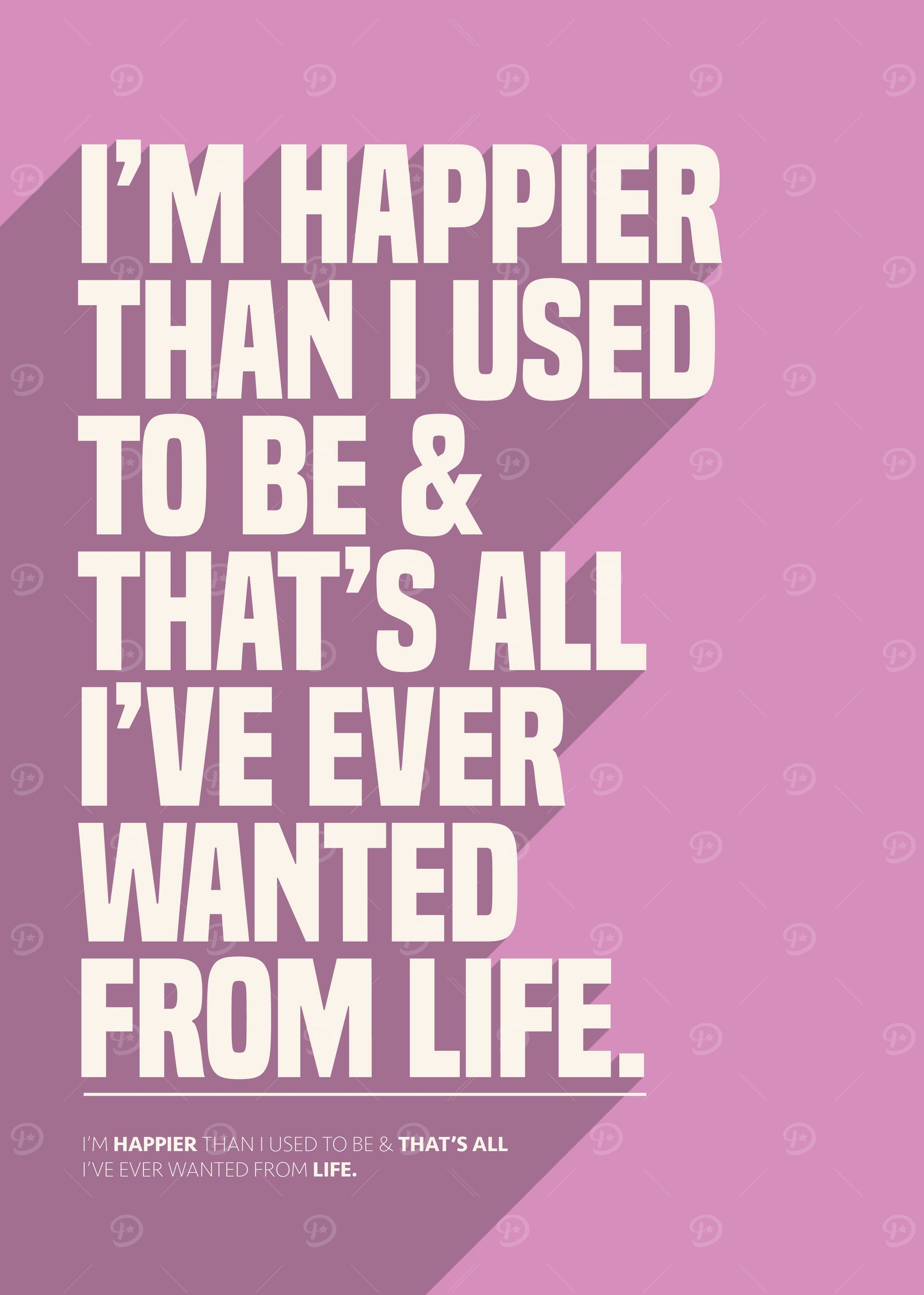 I am happy