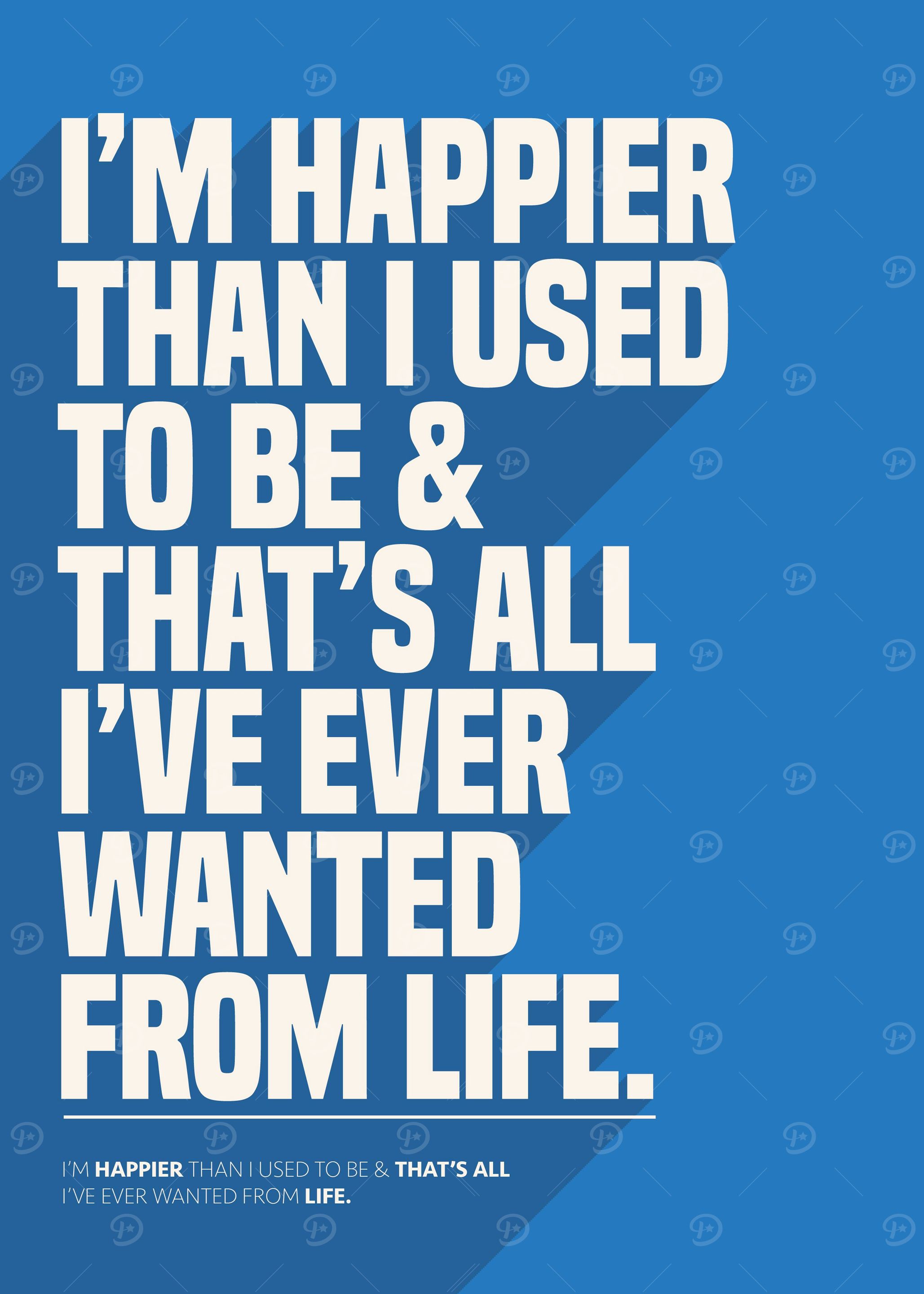 I am happy