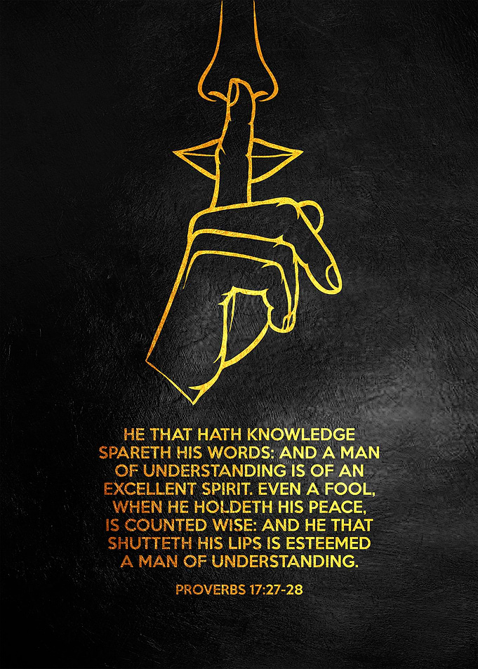 Proverbs 17 27 28