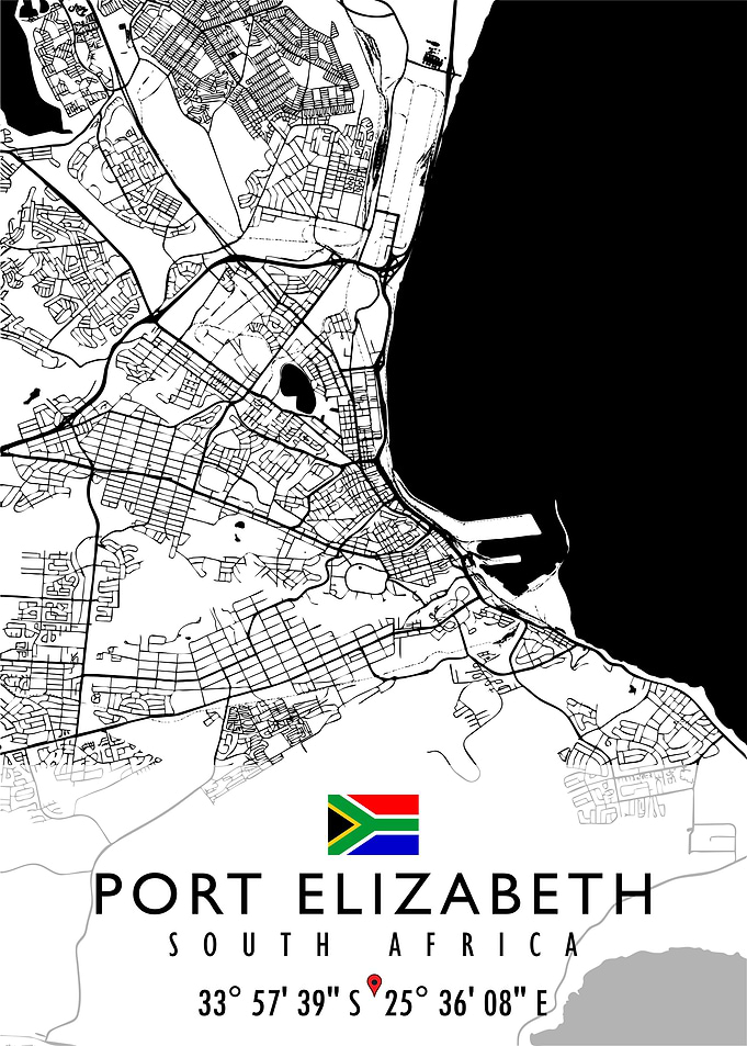 PORT ELIZABETH MAP