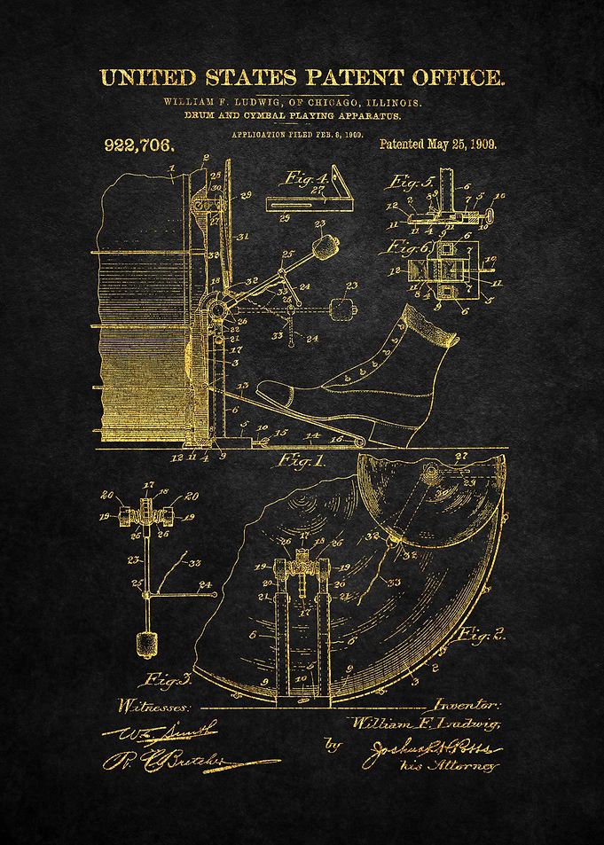 44 Drum And Cymbal Pedal