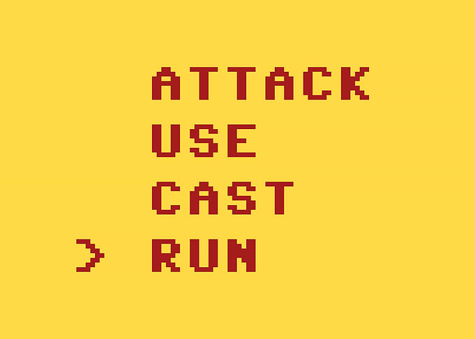 Videogame choice list run