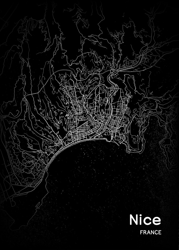 Nice City Map France