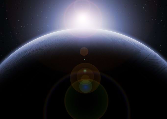 World in space