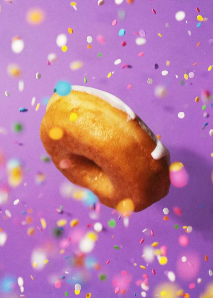 Falling Donut Sprinkles