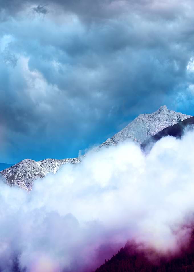 Purple and Blue Clouds
