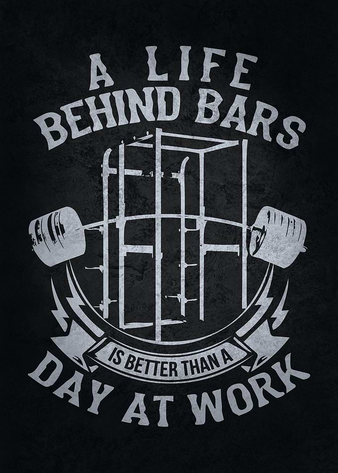 A Life Behind Bars Barbell