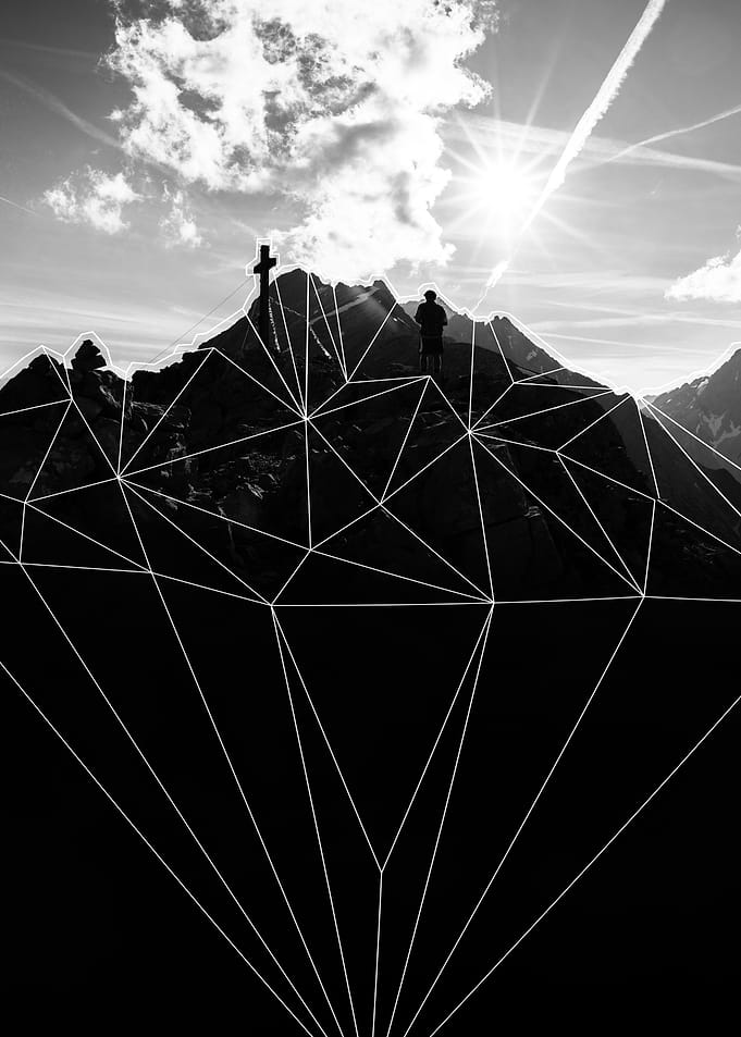 Black and White Mountains