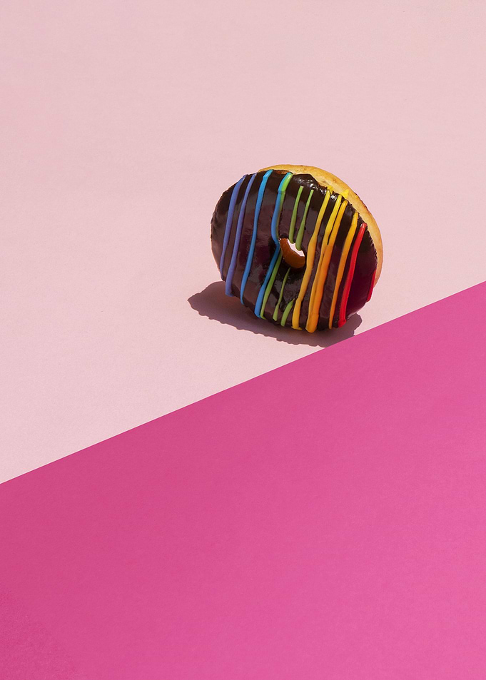 Pride Donut Food Gravity