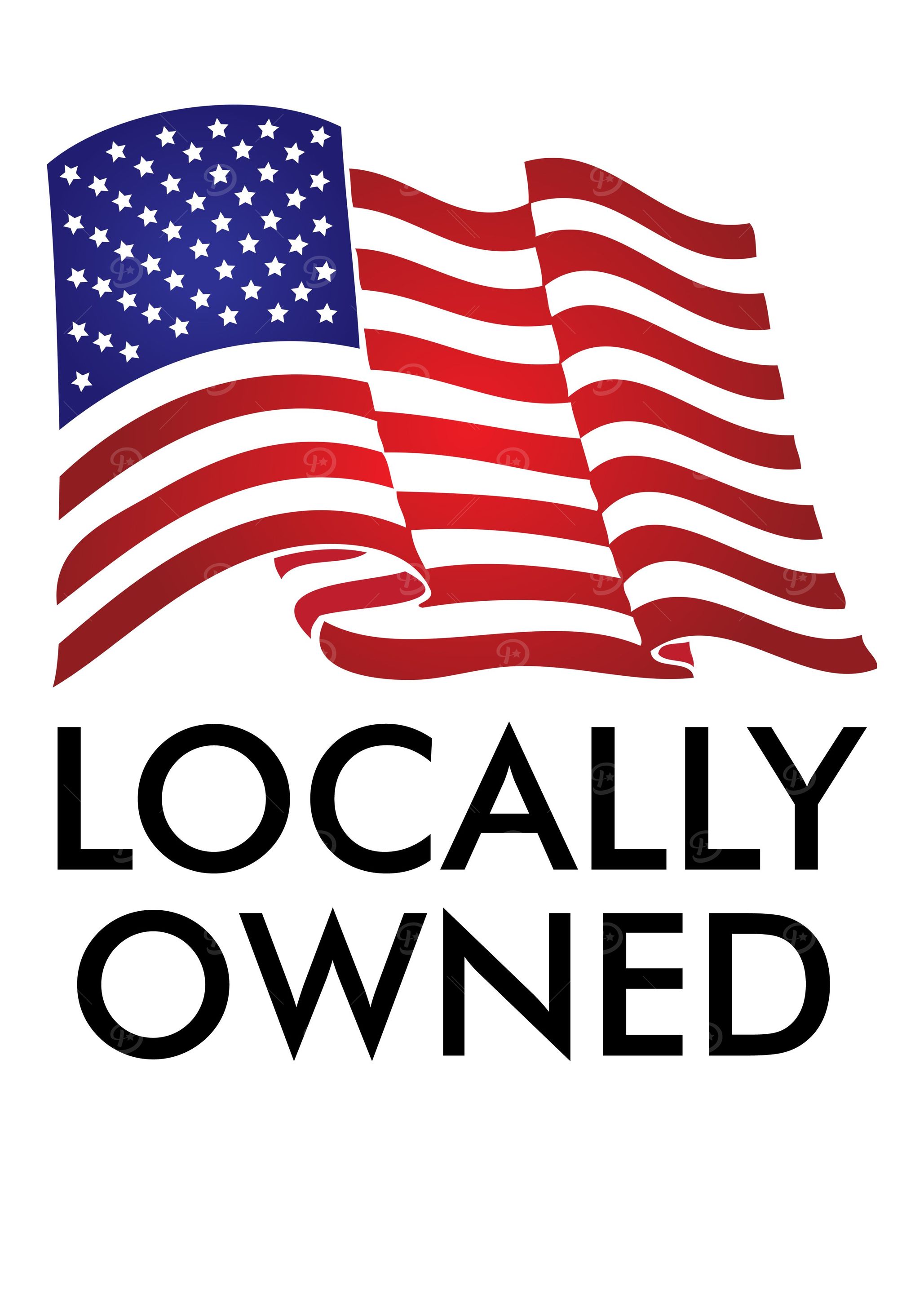 US FLAG LOCALLY OWNED