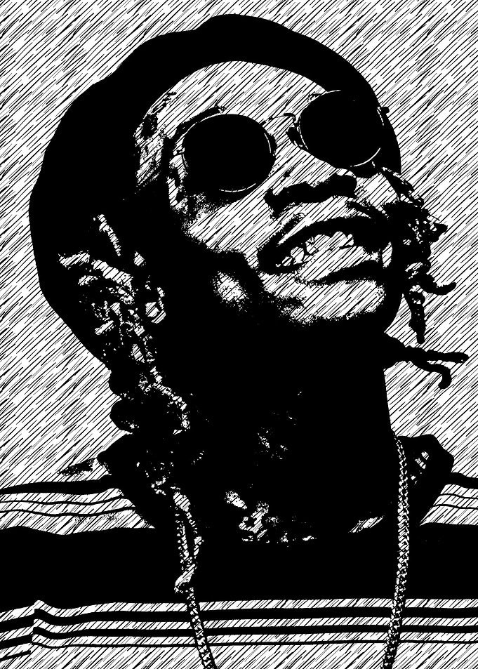 VIntage Wiz Khalifa