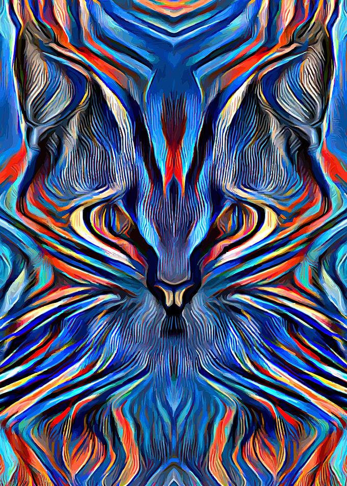 Cat Abstract