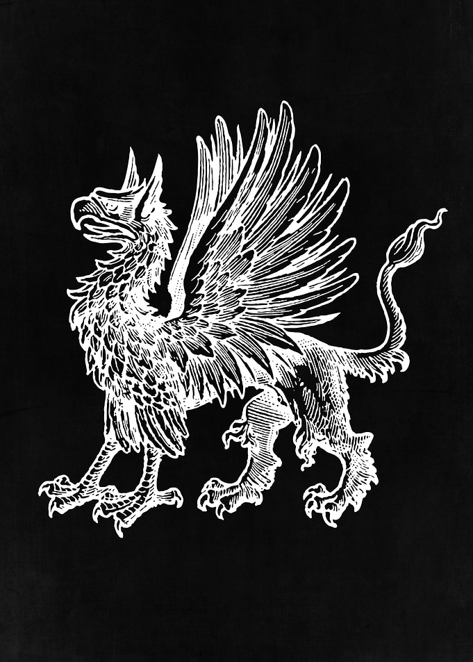 Hand Drawn Griffin Beast