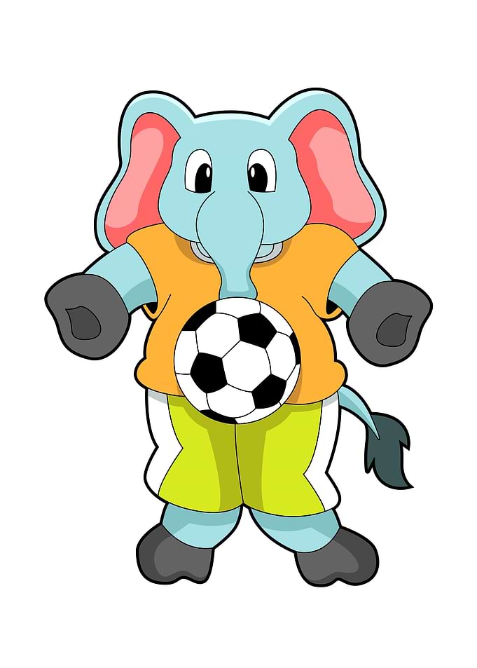 Elephant Soccer Sports