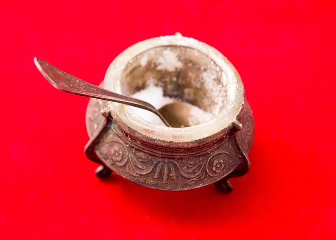 Ornate salt shaker
