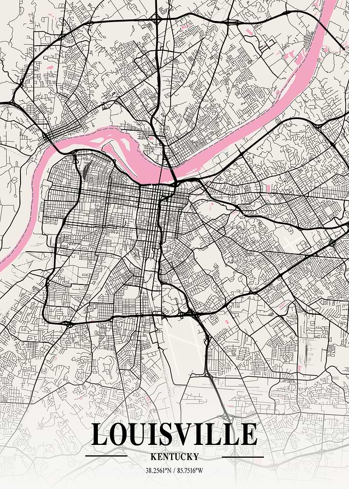 Louisville Neapolitan Map