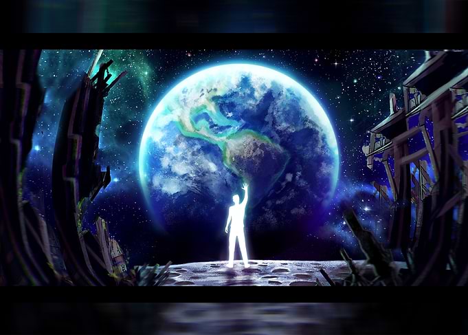Earth from The Moon