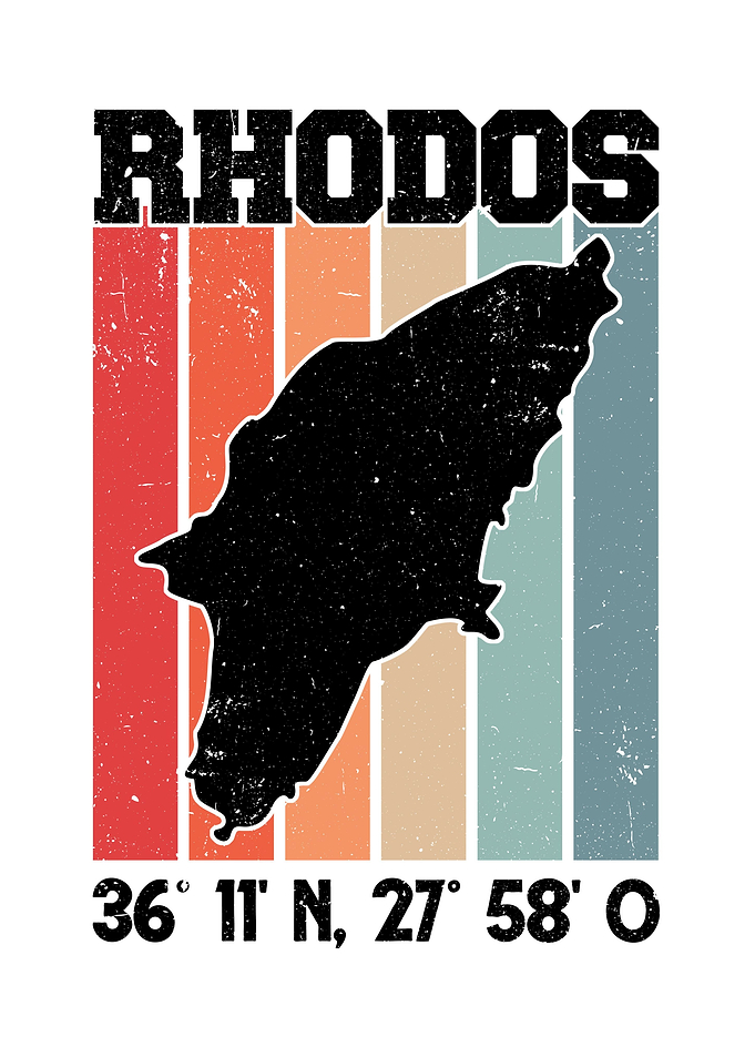 Rhodes Coordinates Greece