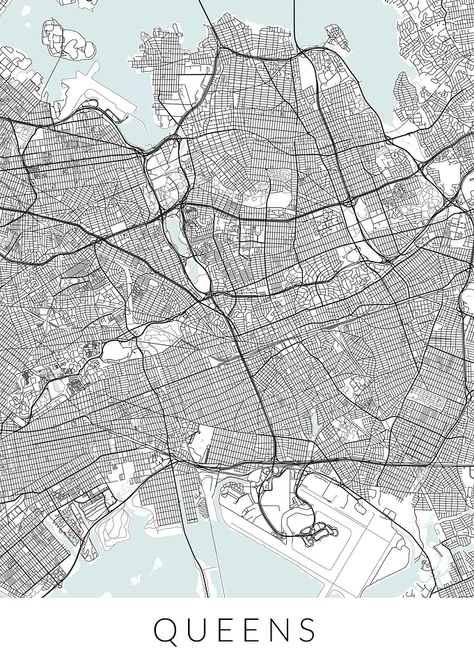 New York Queens Map