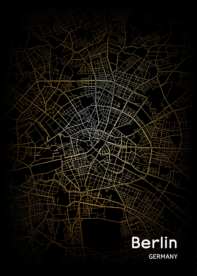 Berlin City Map Germany