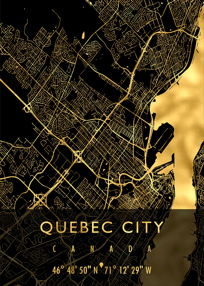 QUEBEC CITY MAP CANADA