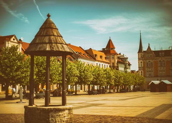 Old town, market, Poland,