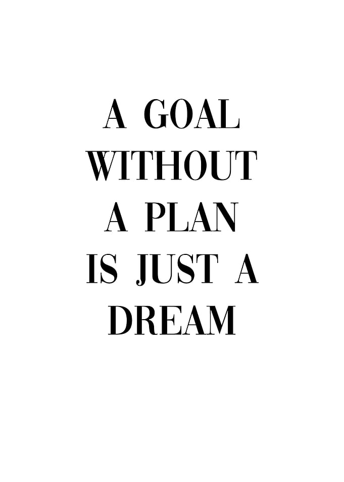 Goal Plan Dream Do Target