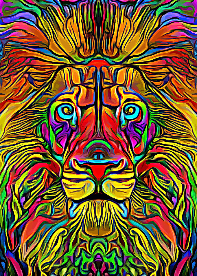 Lion Colorful