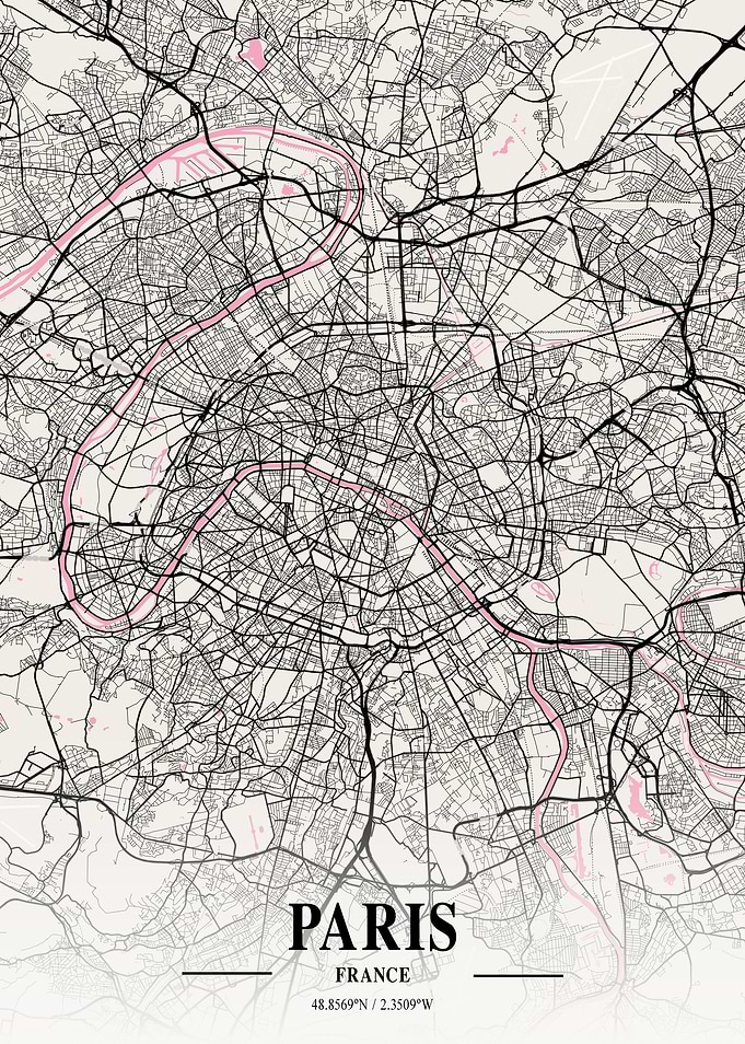 Paris Neapolitan Map