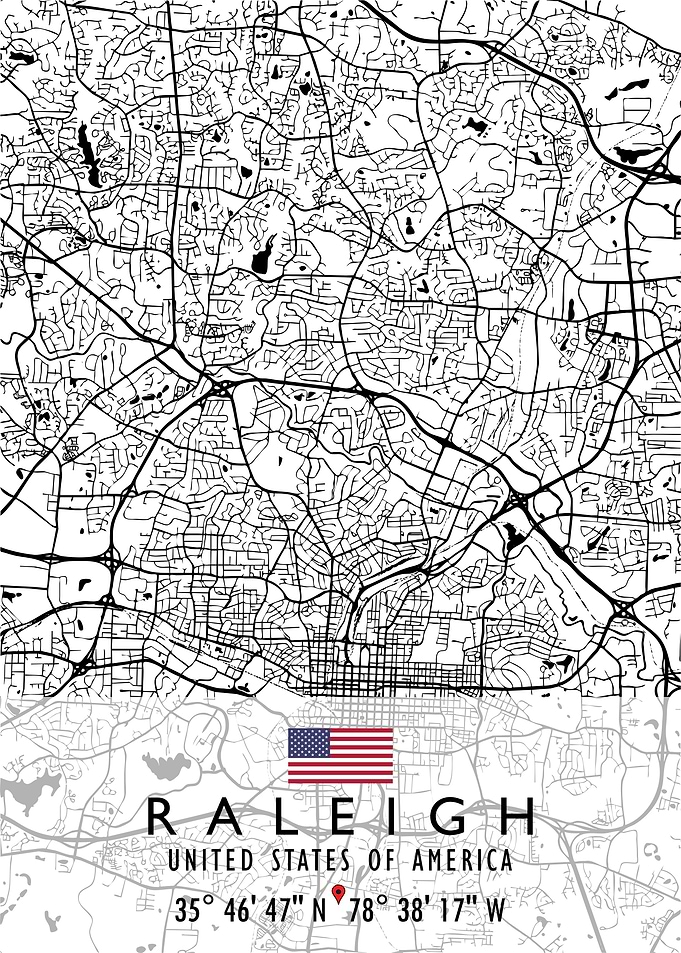 RALEIGH MAP USA