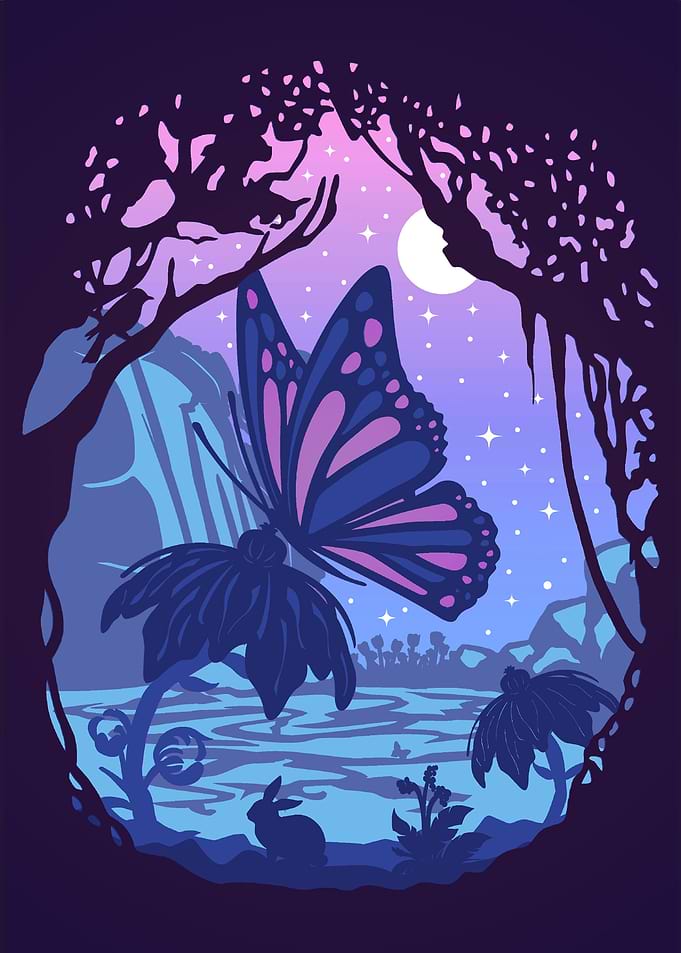 Butterfly Silhouette