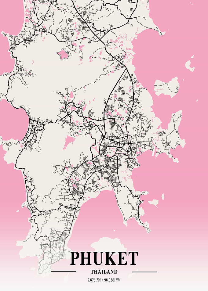 Phuket Neapolitan Map