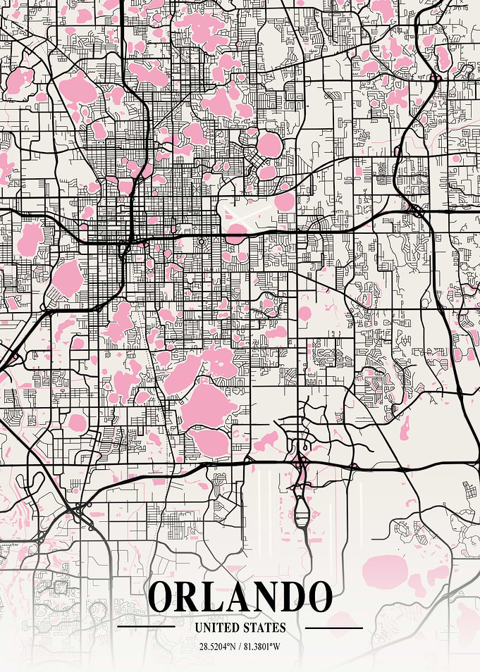 Orlando Neapolitan Map