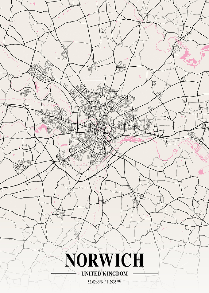 Norwich Neapolitan Map