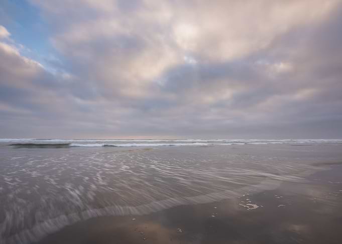 Pastel beach sunset vibe