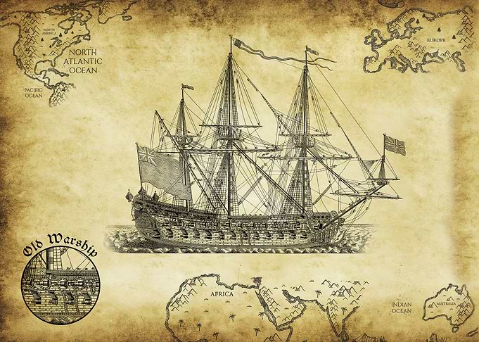Old warship